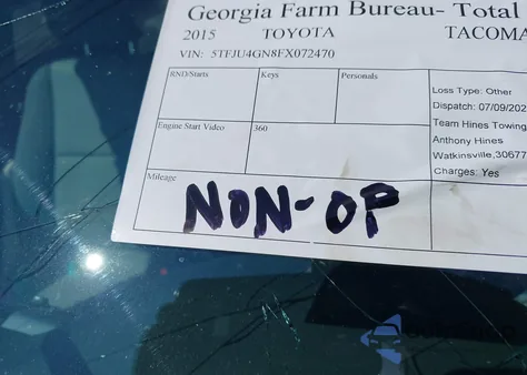 2015 Toyota Tacoma Prerunner V6 from USA, damaged, VIN 5TFJU4GN8FX072470